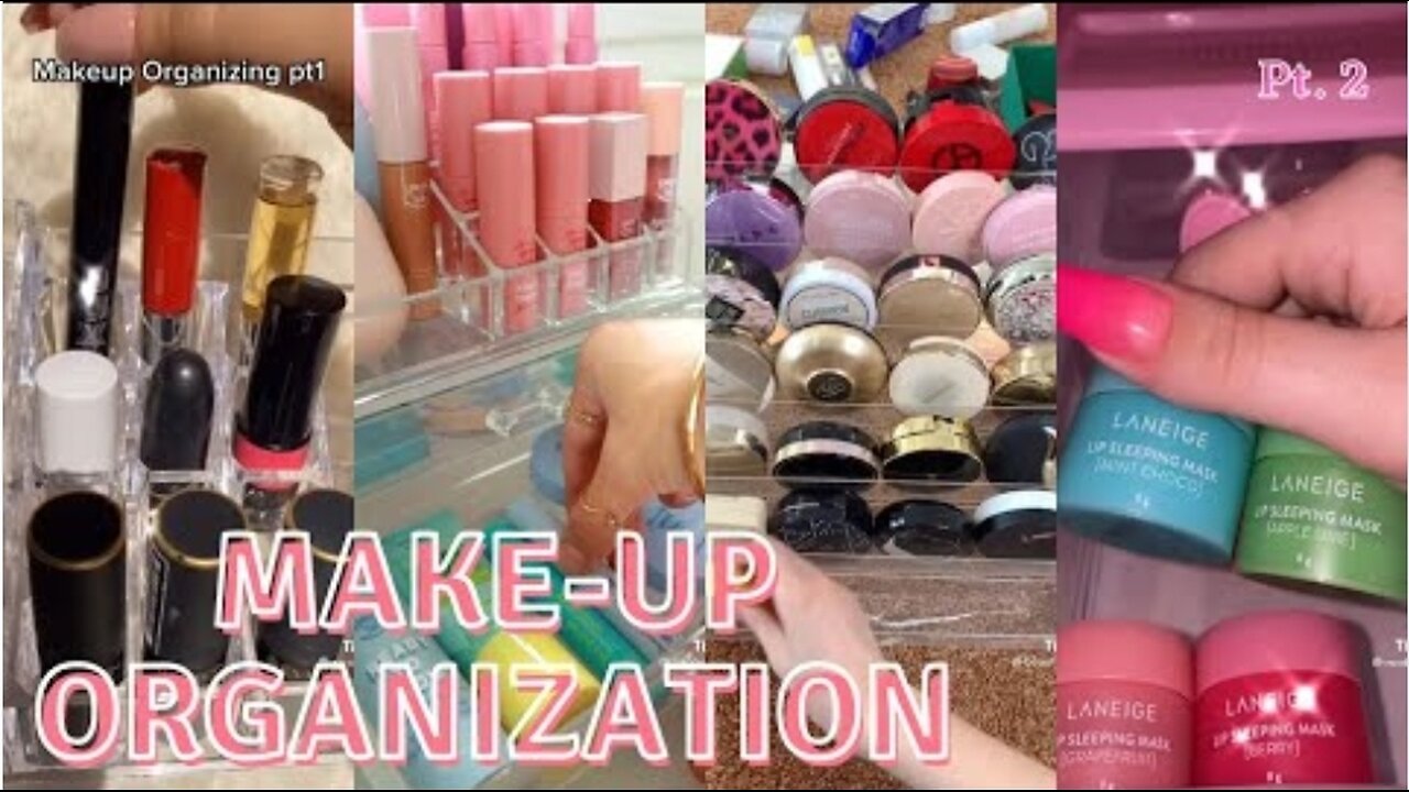 Satisfying Make Up Organization TikTok ASMR Compilation