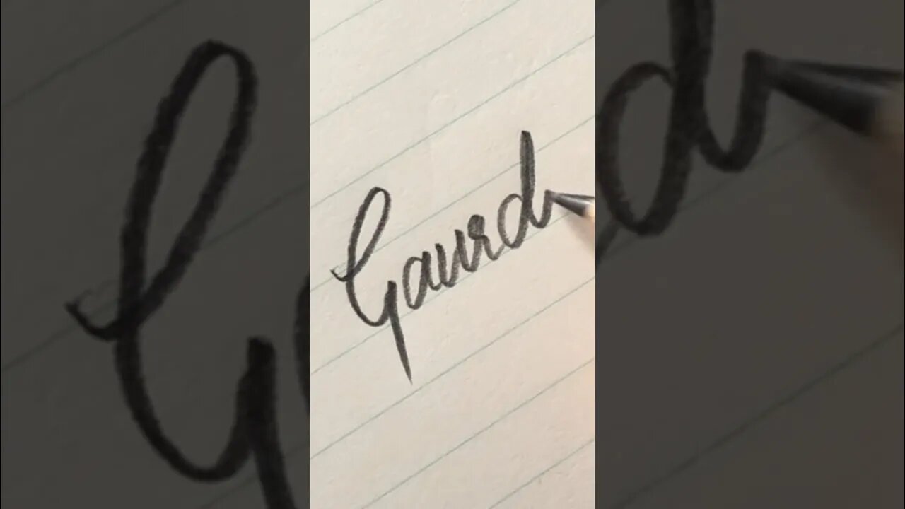 How to write in cursive handwriting #cursivewriting