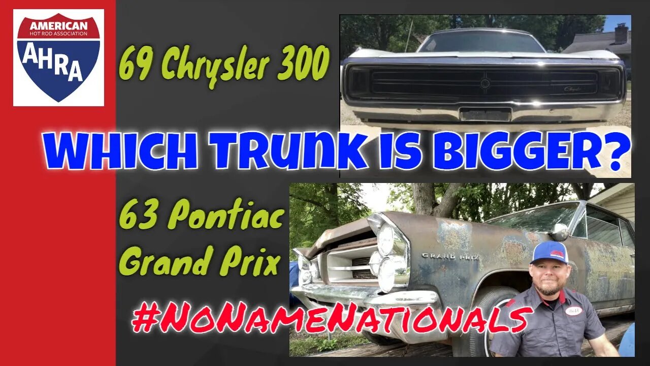 Measuring Contest with @Mostly Old Parts And Rust Pontiac vs Chrysler 300 Trunks