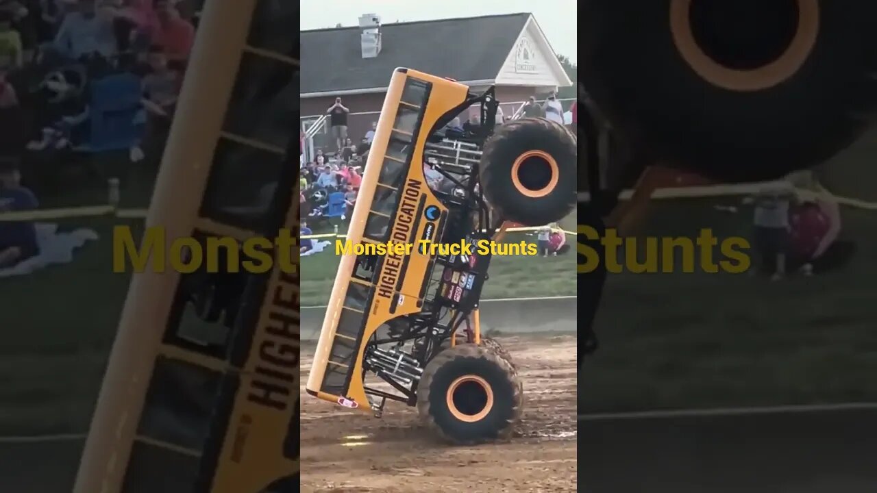 Monster Truck Stunts Dangerous Games 🙂😍#monstertruck #dangerous #stunt #heavymetal