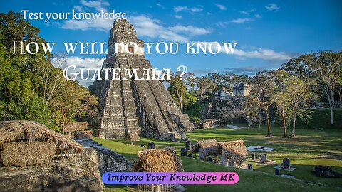 How Well Do You Know Guatemala? 🇬🇹 | General Knowledge Quiz #shorts