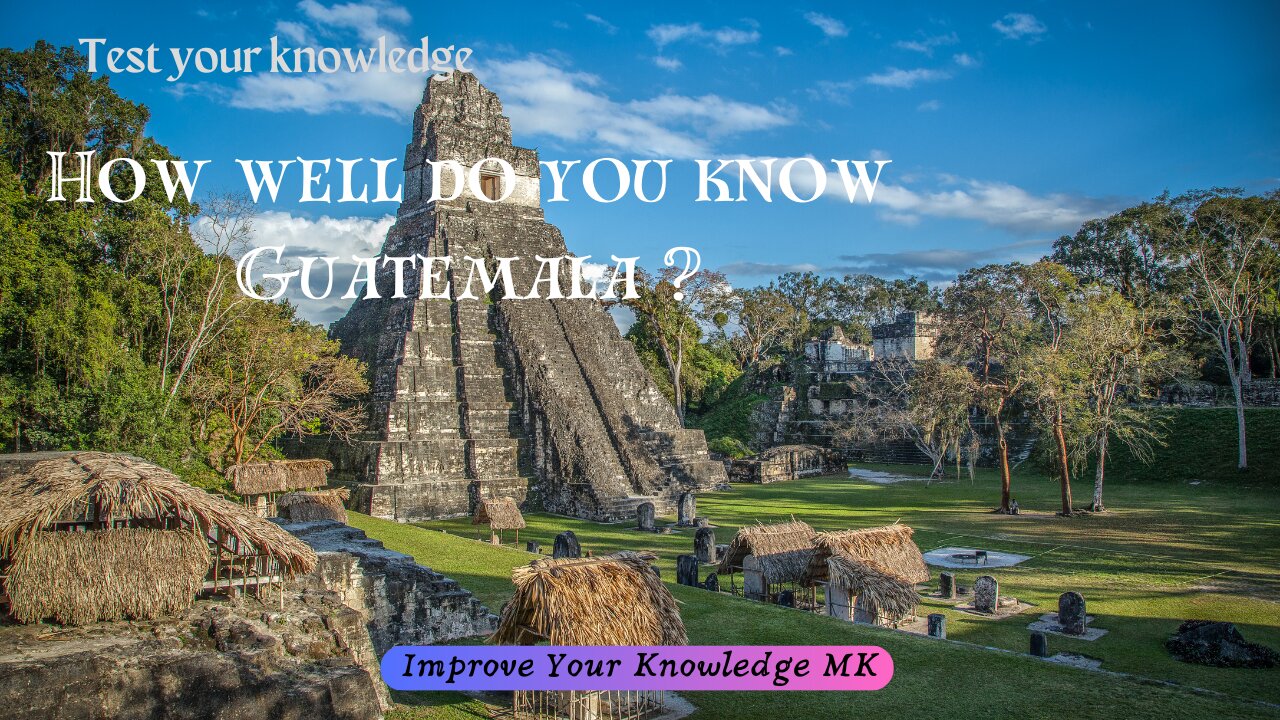 How Well Do You Know Guatemala? 🇬🇹 | General Knowledge Quiz #shorts