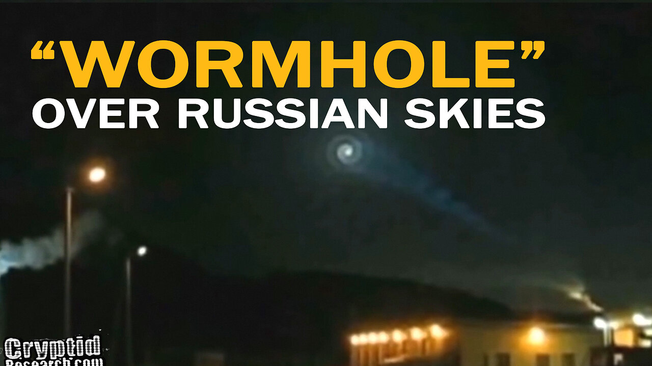 UFO Sightings Increasing - Giant Spiral "Wormhole" Above Skies Not Far from Russia