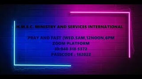 Prayer and Fast. Wed.16th.Nov.2022. 12 noon( Sister Dawn )12noon