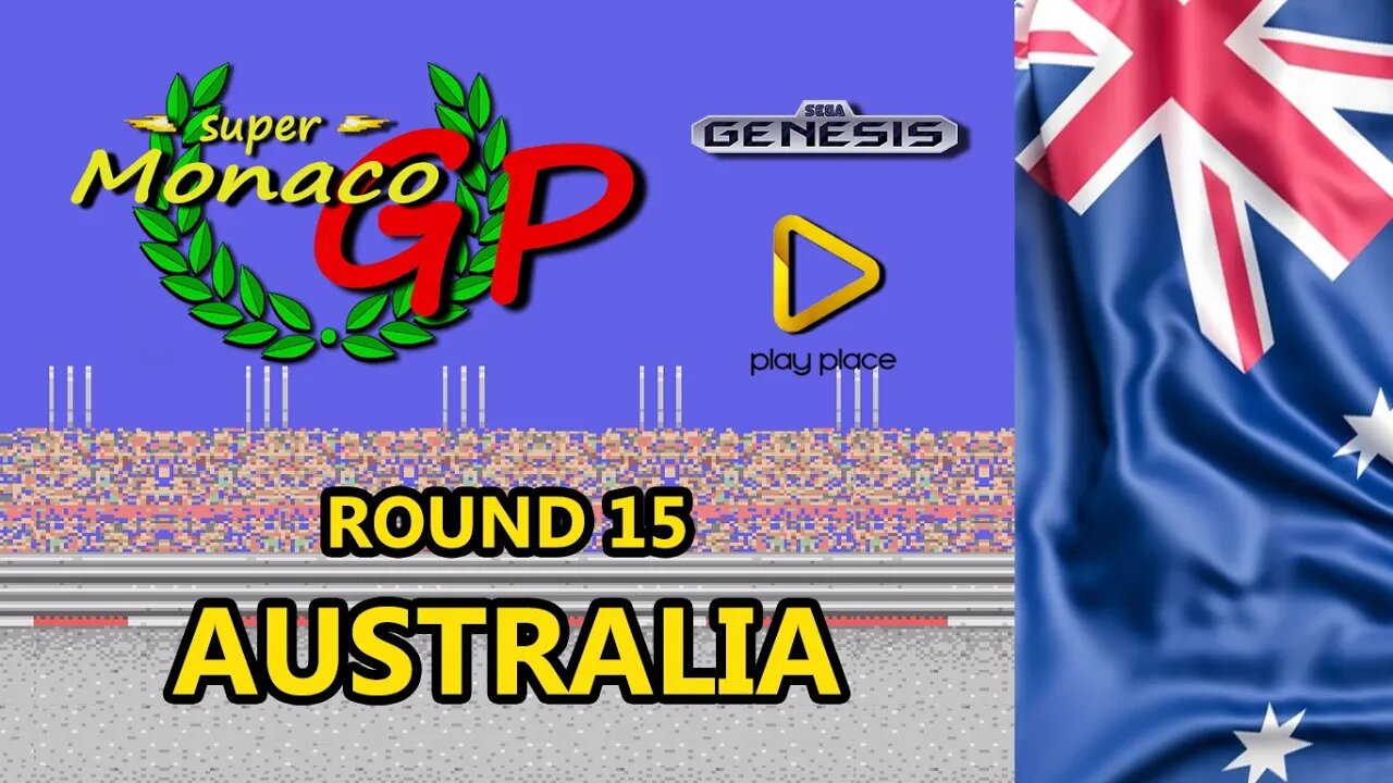 Super Monaco GP - Sega Genesis / Round 15 - Australia GP - Team Firenze