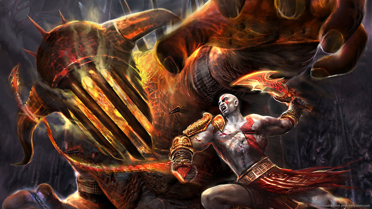 The Battle of Kratos Against Hades is Very Exciting