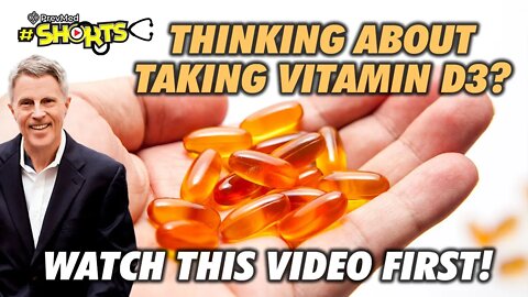 #SHORTS Thinking about taking Vitamin D3? Watch this video first!