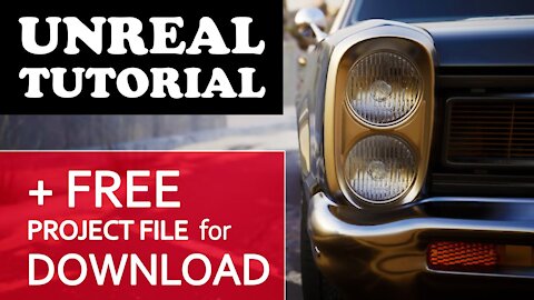 Unreal Engine Car Tutorial - Automotive Rendering with Ray Tracing in Virtual Production