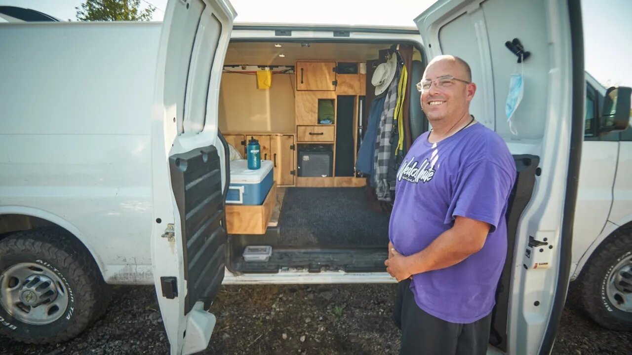 Loving Vanlife in a Stealth Cargo Van Camper Conversation.