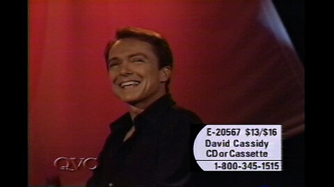 June 18, 1998 - David Cassidy Hawks His New CD on Cable Shopping Channel