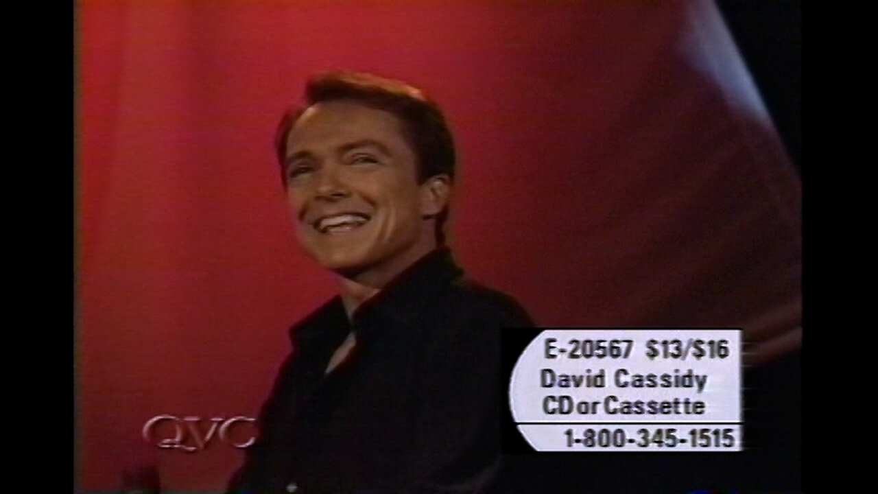 June 18, 1998 - David Cassidy Hawks His New CD on Cable Shopping Channel