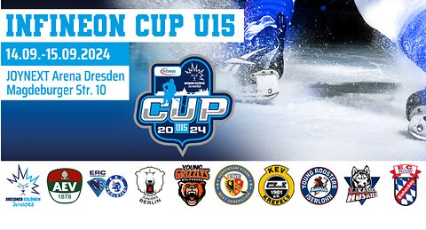 U15 Ice Hockey AEV vs Krefeld, Infineon Cup Dresden, 15-9-2024