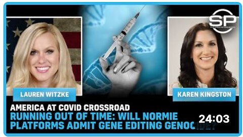 America At Covid Crossroad; Running Out Of Time: Will Normie Platforms Admit Gene Editing Genocide?