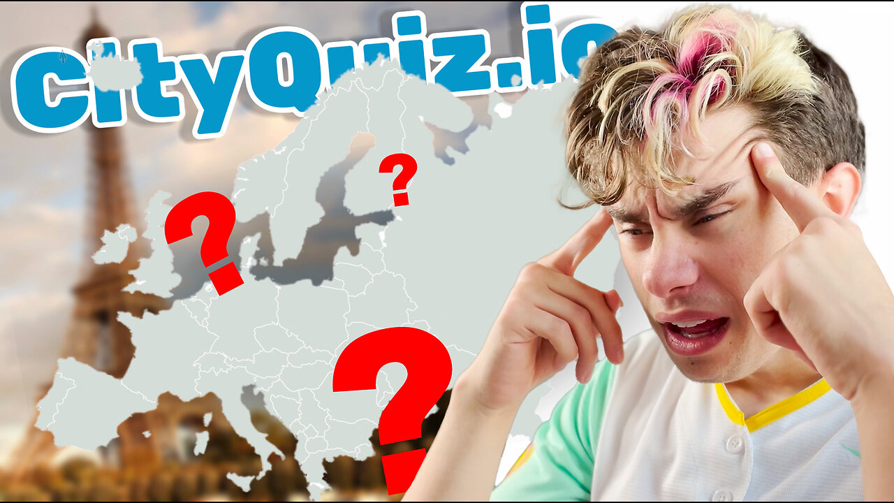 Trying To GUESS European Cities | Jack Plays CityQuiz.io