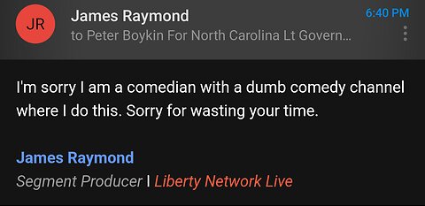 A Interview That Was Nothing But A Joke