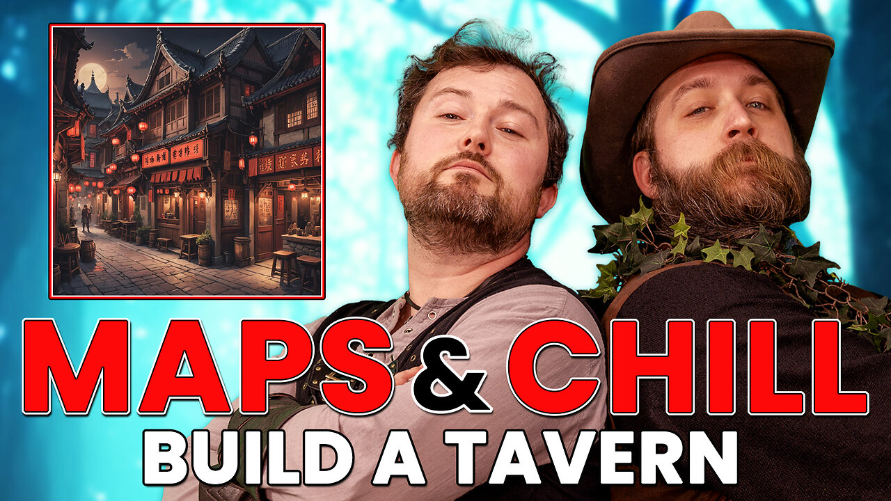 "Build A Tavern Part 2" | Map Making in DungeonDraft | Maps & Chill