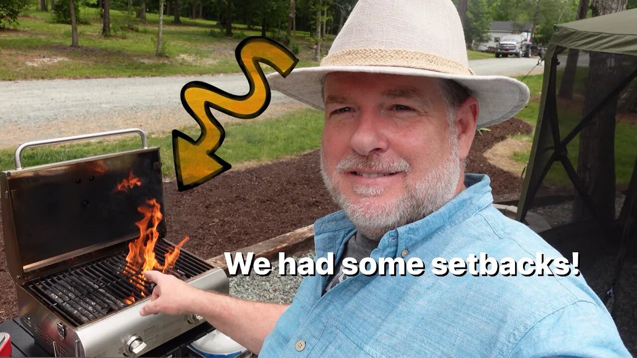 We had some setbacks. 