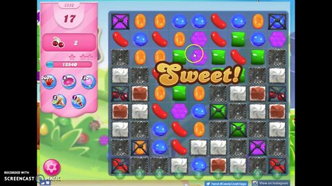 Candy Crush Level 2286 Audio Talkthrough, 1 Star 0 Boosters