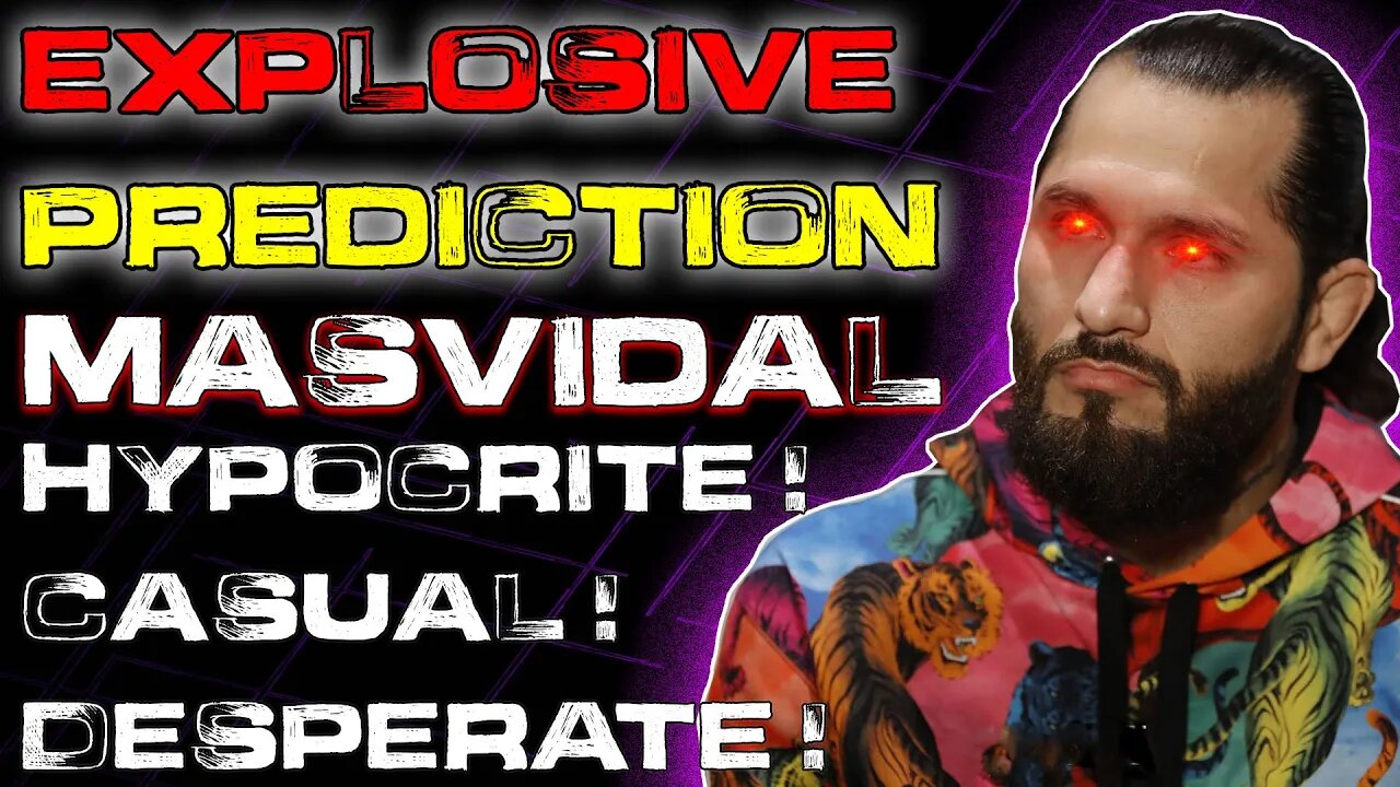 Jorge Masvidal finally ADMITS the TRUTH !!