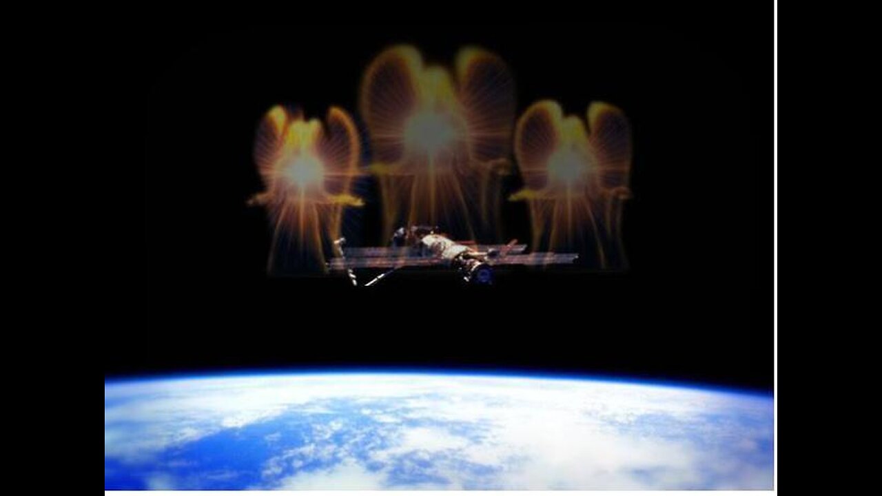 Space Angels - Russische Kosmonauten sahen Engel an ihrer Raumstation