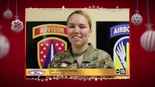 Military Greeting: Specialist Cristina Gomez