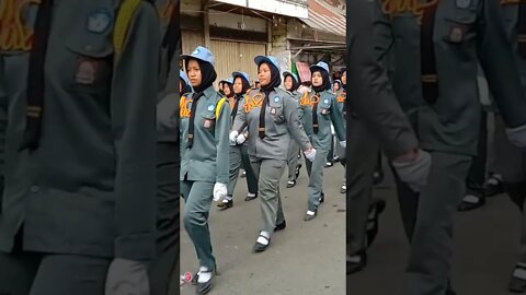 Gerak Jalan Antar SMA se Kota Pagar Alam. dalam Rangka HUT RI ke 77.