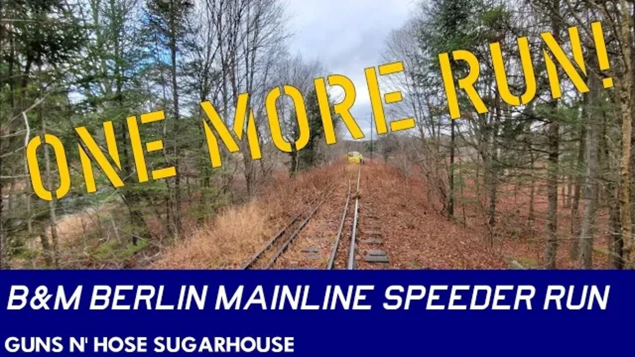 Last Last Ride over the ex-B&M Berlin Mainline