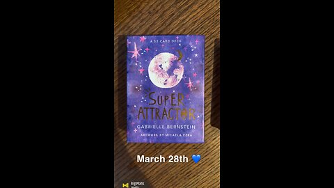 3/28/23 card: big plans
