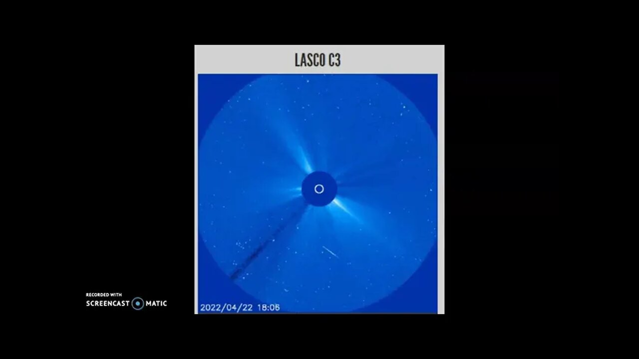 Space Weather Update April 22nd 2022! Space Weather From Behind?