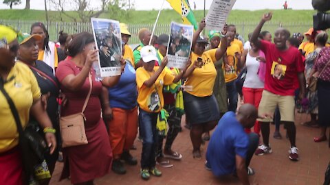 SOUTH AFRICA - Durban - Court appearance of the three accused of murder case of ANC councillor (ptU)