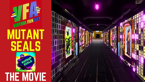 Mutant Seals. A thrilling movie of scary seal NFT art!