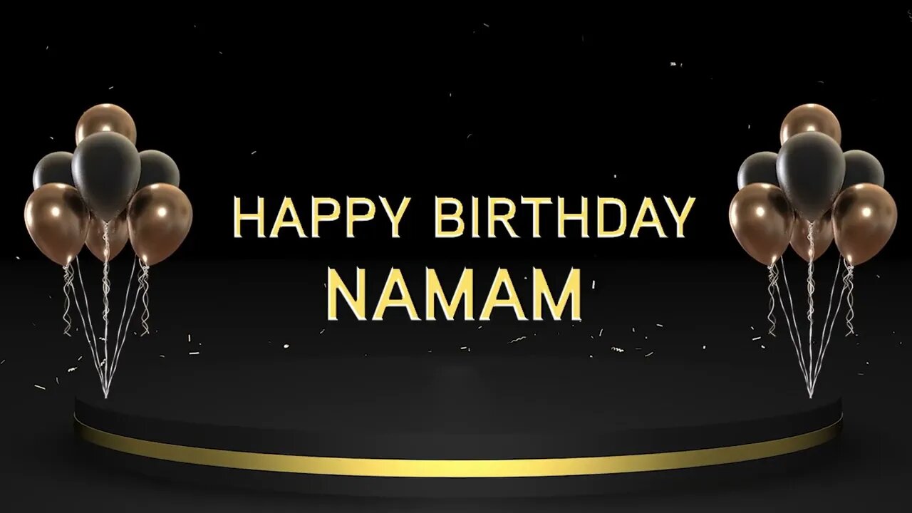 Wish you a very Happy Birthday Namam