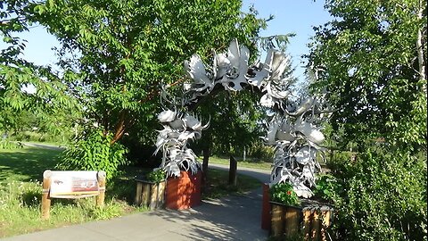 Antler Arch in Fairbanks, Alaska in July 2024 - Fairbanks City Tour from Alaska Journey Tours