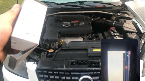 HOW TO FIX 2006 Nissan Altima P0172 Code REPLACE MAF MASS AIR FLOW SENSOR CHECK ENGINE LIGHT DIY