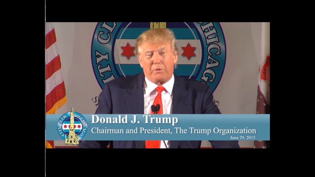 Donald Trump on Improving America ~ A 45-second Video