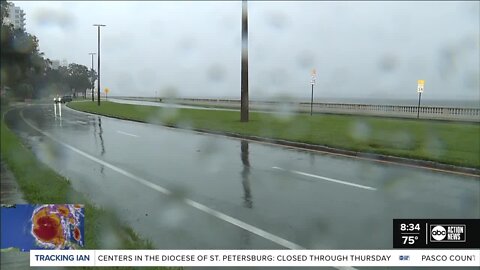 Heather Leigh in Pinellas County | Saftey Harbor is in a falling tide and the water has moved down. The tide will come up during high tide.