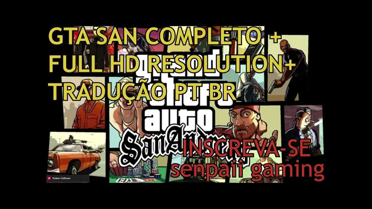Como Baixar e Instalar o GTA SAN ANDREAS PC 2021+RES HD E LEGENDA PTBR!PELO NAVEGADOR (MEDIAFIRE)