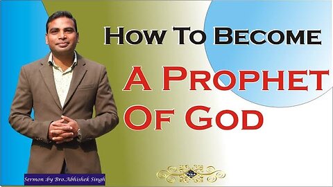 how to become a prophet