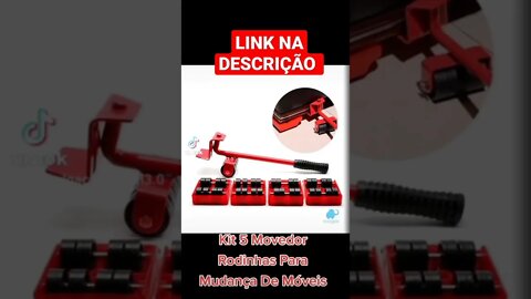 Kit 5 Movedor Rodinhas Para Mudança De Móveis -