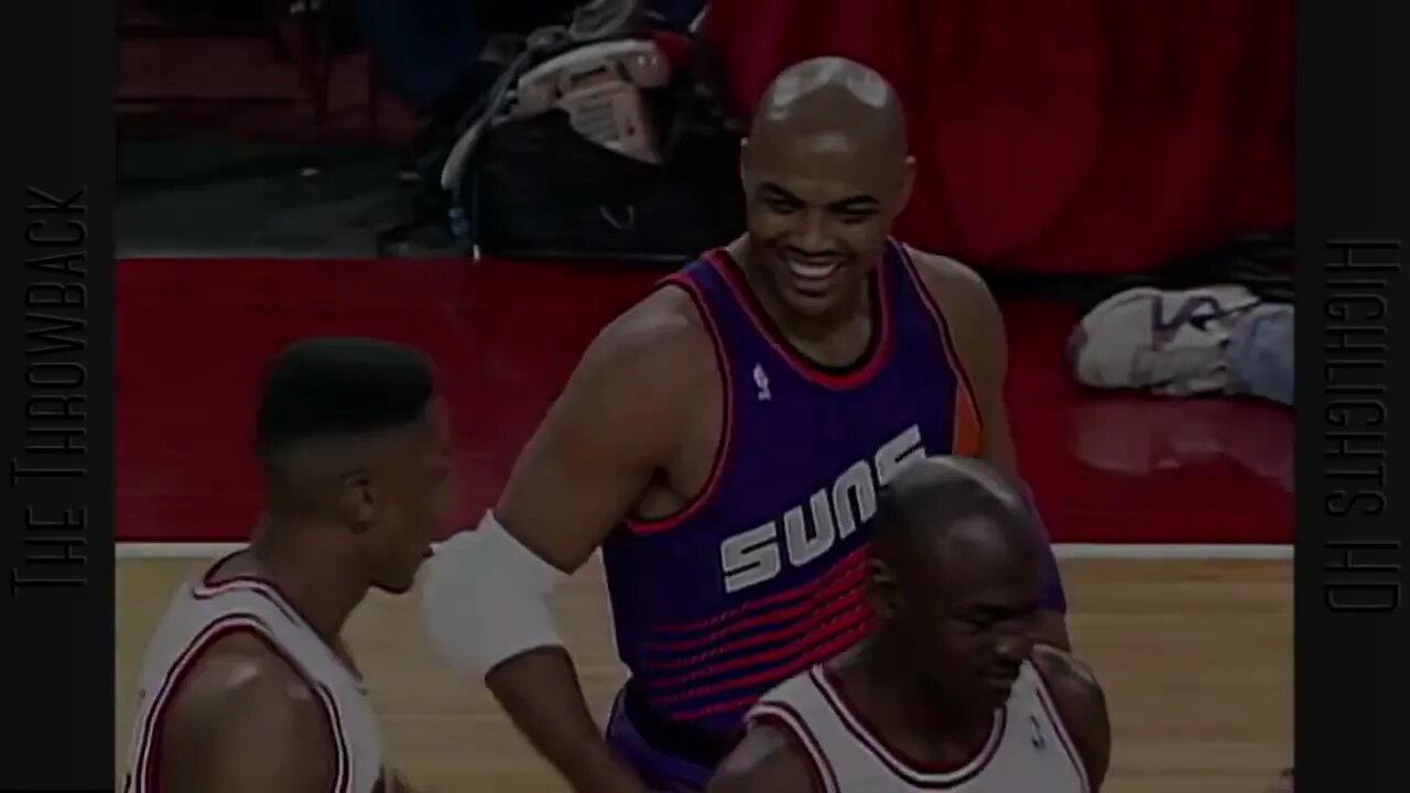 NBA Finals 1993 Phoenix Suns vs Chicago Bulls Game Highlights Game 4 Jordan