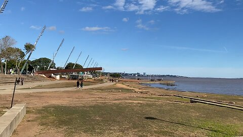 Porto Alegre Pós Enchentes | Orla do Gasômetro e Centro | 06/07/24