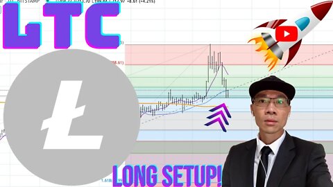 Litecoin (LTC) - Decent Long Setup with .618 Retracement. Position Size Properly. 🚀🚀