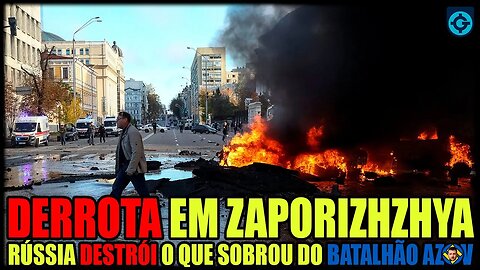 Ucrânia DERR0T4DA em Zaporizhzhya | Rússia destrói o que sobrou do Batalhão AZ0V | Live Geoforça
