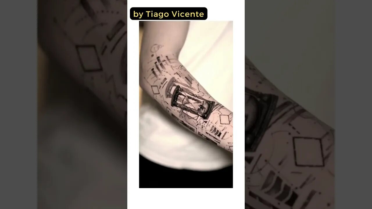 Stunning Tattoo by Tiago Vicente #shorts #tattoos #inked #youtubeshorts