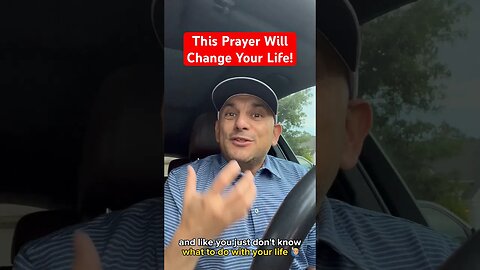 🙋🏼‍♂️Feeling Stuck & Lacking Purpose, Then Pray This! #christianshorts #morningprayer #christian
