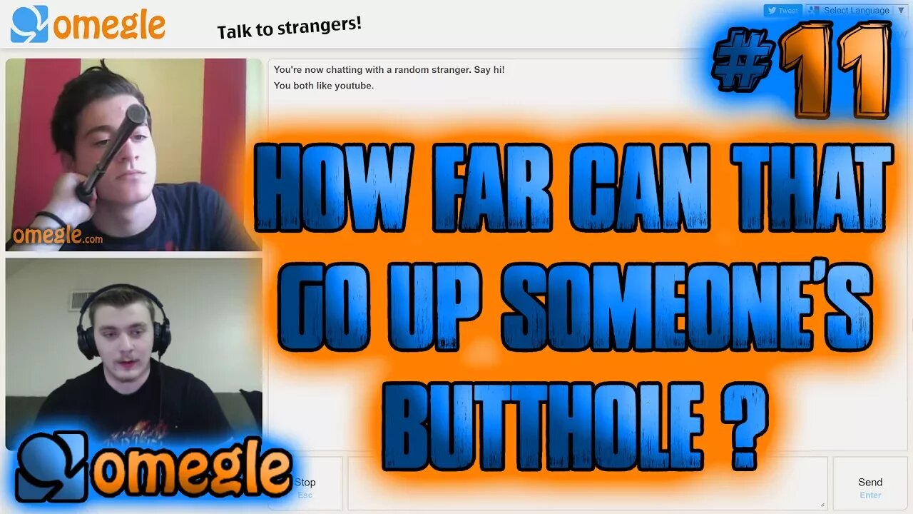 Shoving Things Up Buttholes | Omegle #11