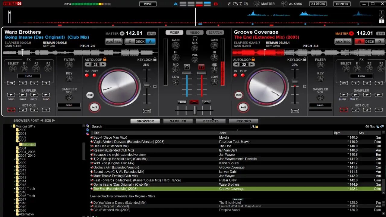 Live set Streaming 2003 pt2 (EDM / Italodance / Trance / Hardstyle) Original