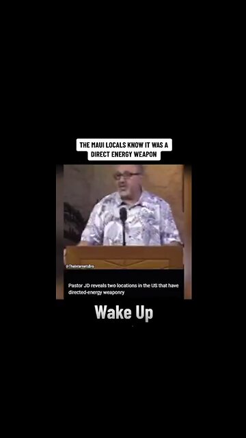 MAUI LOCALS KNOW IT WAS DEW THAT CAUSED THE FIRES!