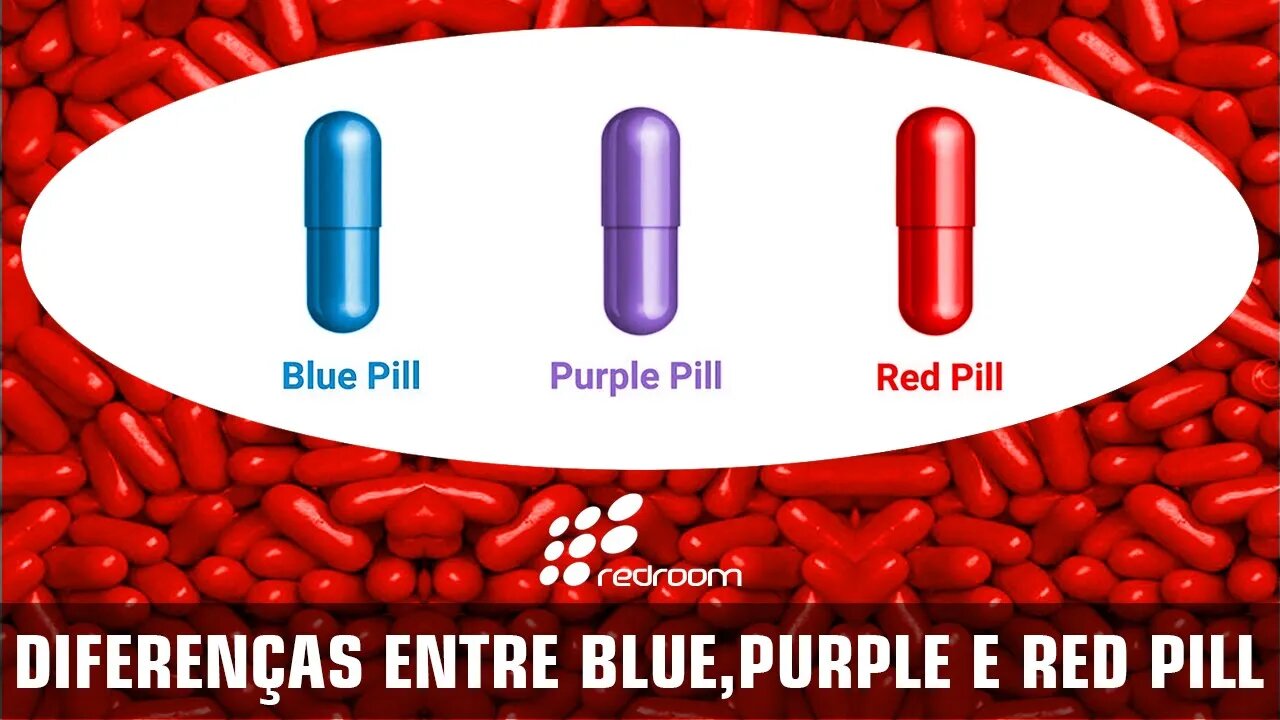 DIFERENÇA ENTRE BLUE, PURPLE E RED PILL (RACCOONING RACCOON)