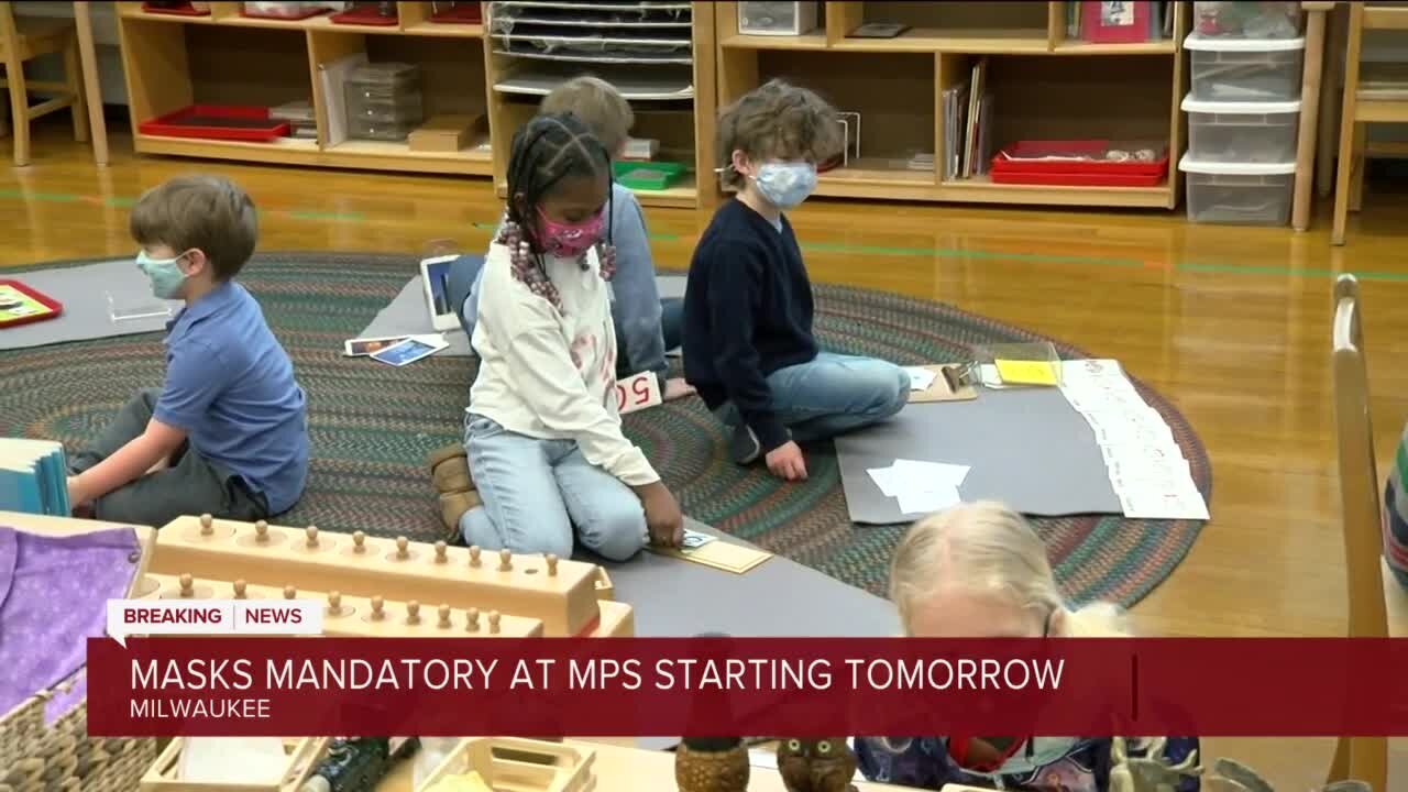 Mask mandate returns to Milwaukee Public Schools, effective Wednesday